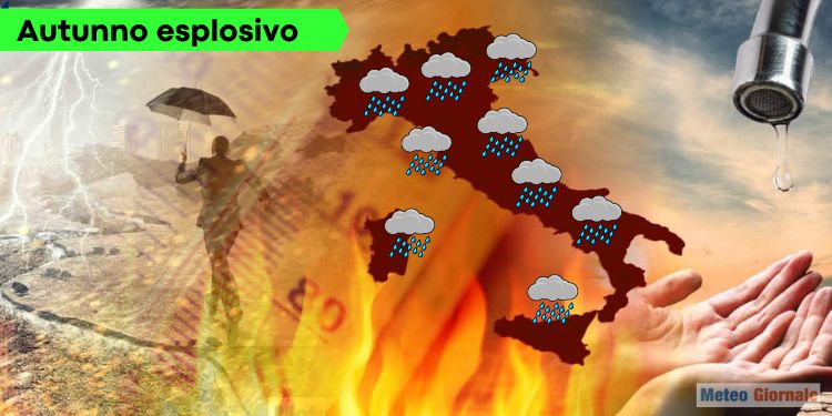 Meteo: questo è l'anno più caldo e siccitoso, Autunno a rischio esplosivo. Mare tropicale