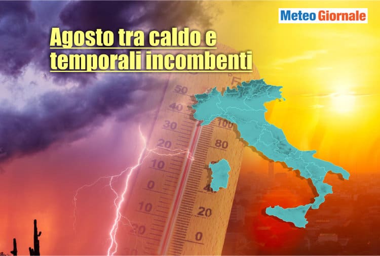 Meteo settimana di gran caldo, ma insistente rischio di piogge e temporali. Ma non ovunque