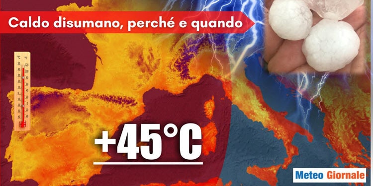 Meteo caldo cruento di fine Agosto e i primi di Settembre