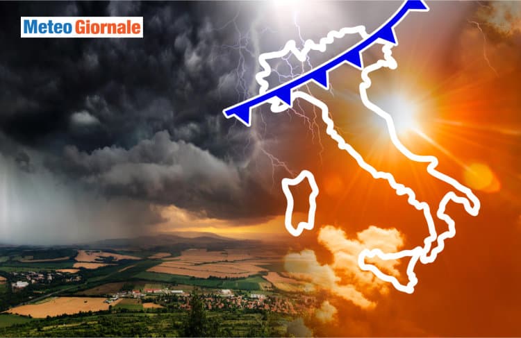 Meteo: dal weekend violenti temporali e grandine, refrigerio in arrivo su Italia