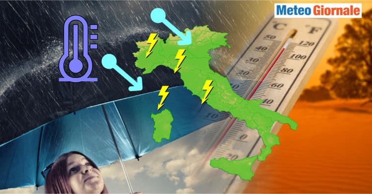 Meteo: verso fine del caldo africano, con grandi manovre per Ferragosto