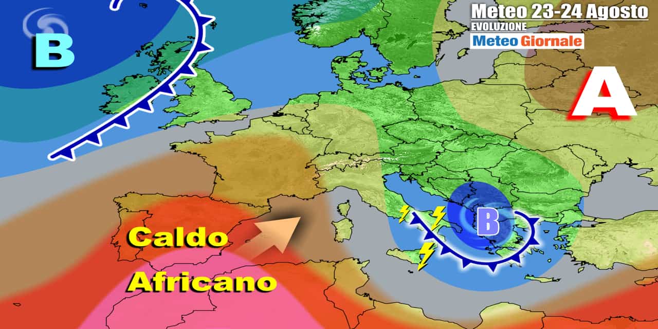 Meteo Italia: avvio settimana con nuovi temporali, poi ritorno del caldo