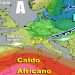 Temporali sull'Italia, ma caldo africano verso il Sud