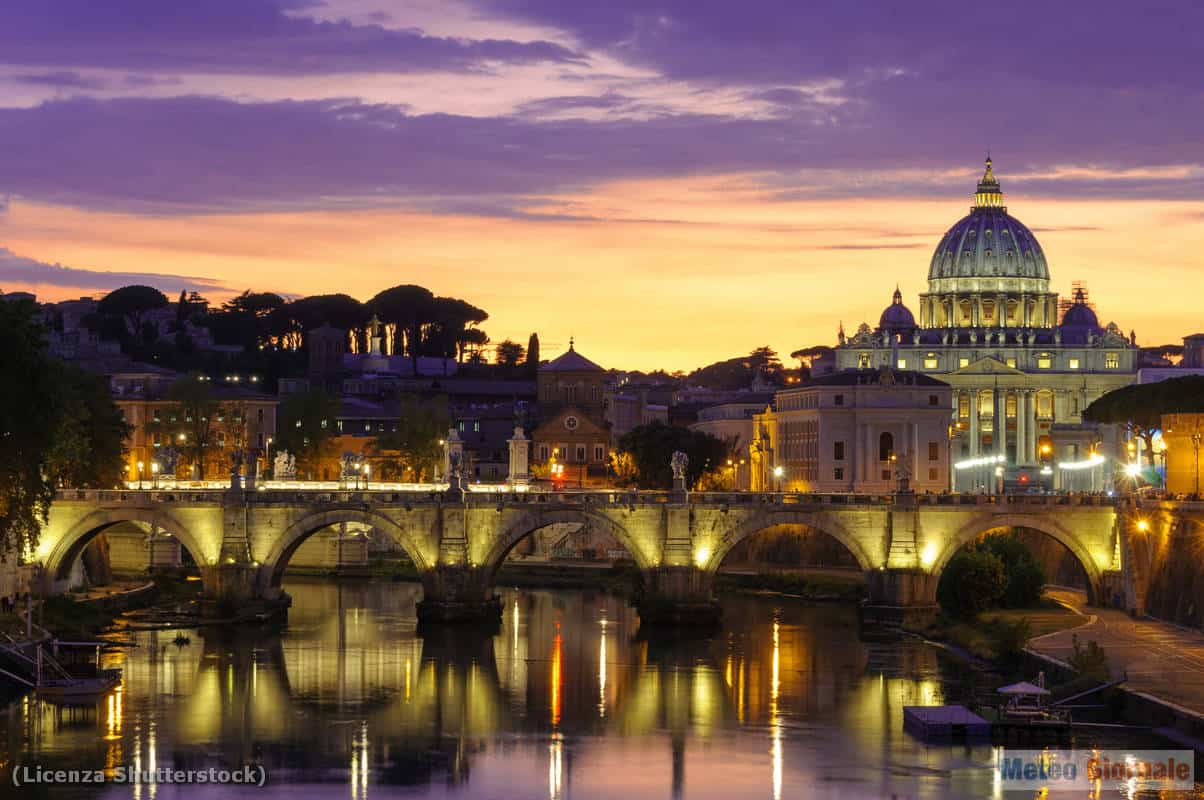 Meteo ROMA: caldo con temperature sopra la media, da tropici. Temporali
