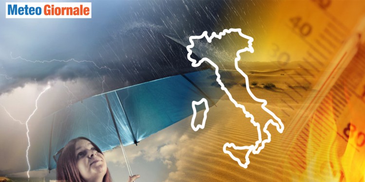 Meteo Settembre, partenza esplosiva tra maltempo e grande caldo africano