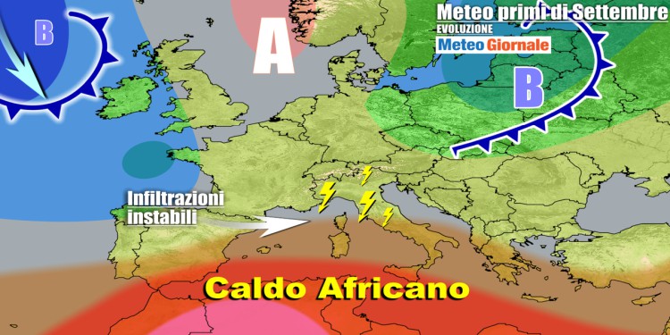 Meteo Italia: forti temporali e grandine, poi il gran caldo africano