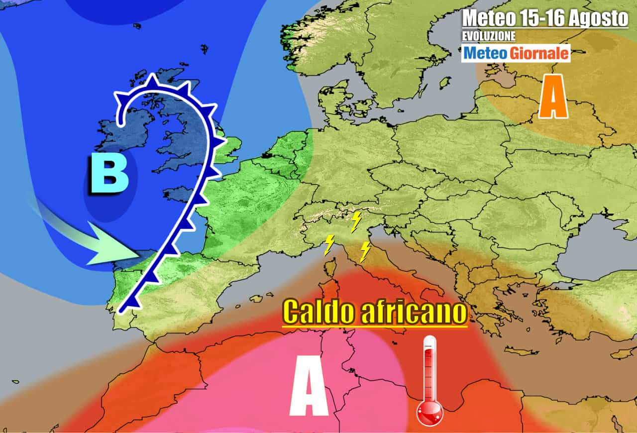 Meteo Italia: nuovi temporali da Ferragosto, ma ritorna anche il caldo