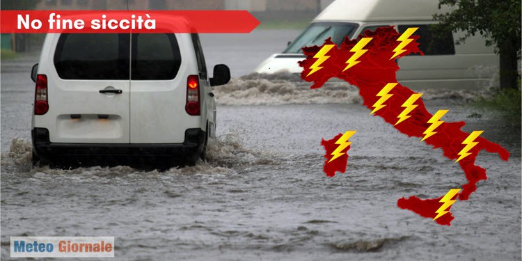 La siccità non finirà. Meteo troppo caotico