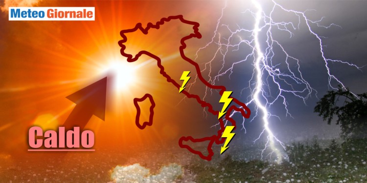 Meteo: verso riscossa piena dell’Estate, dai temporali al ritorno del caldo