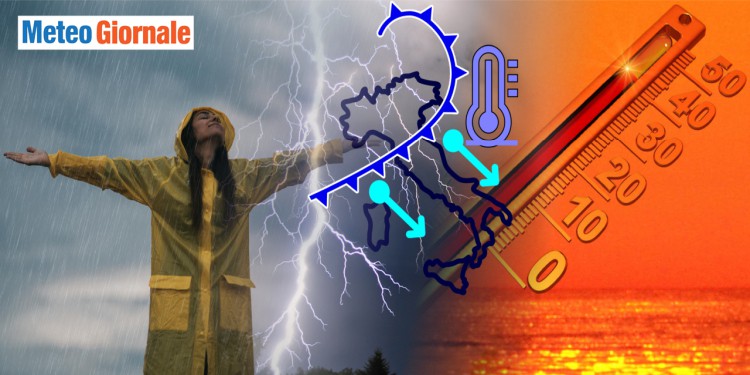 Meteo: caldo africano spazzato via, crollo termico di oltre 10 gradi