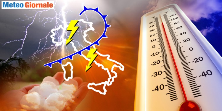 Meteo weekend pessimo con temporali e grandine, ma non per tutti. Dettagli