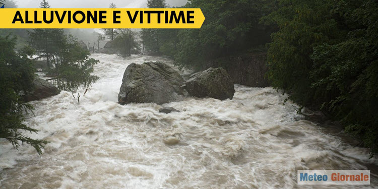 Meteo estremo: 400 millimetri di pioggia in 2-3 ore. Diverse vittime. Alluvione lampo