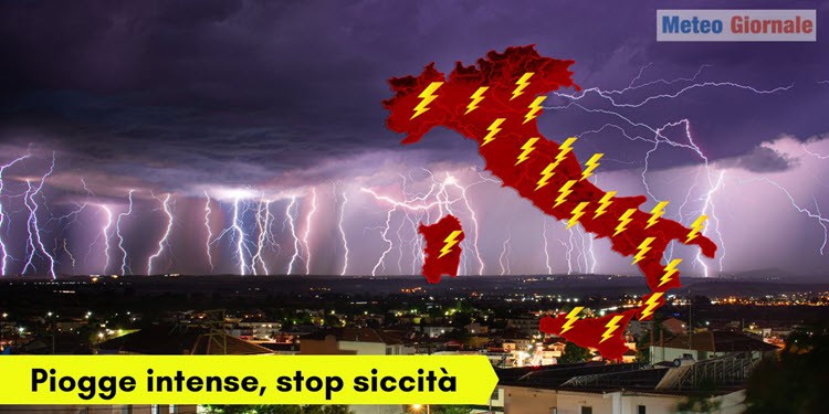 Le grandi piogge secondo il Centro Meteo Europeo. Intensità, aree interessate. Stop alla siccità