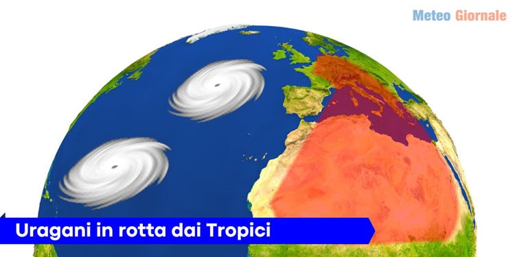 Meteo: anomalo flusso tropicale in Oceano spingerà uragani verso Europa