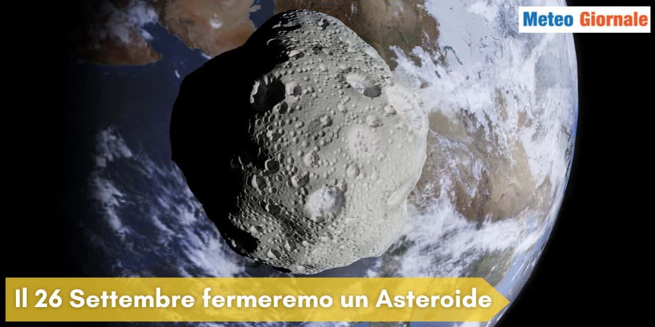Asteroide 48752 - NASA desviado, listo para balancearse con el asteroide para desviar el camino.  Salve el planeta