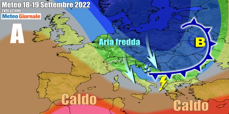 Meteo Italia: weekend di altro maltempo e irrompe irruzione fredda polare