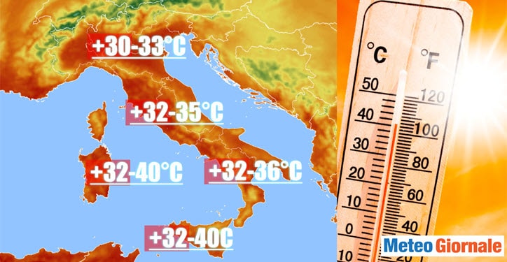 Meteo, subito temperature su. Caldo Africano più forte del previsto