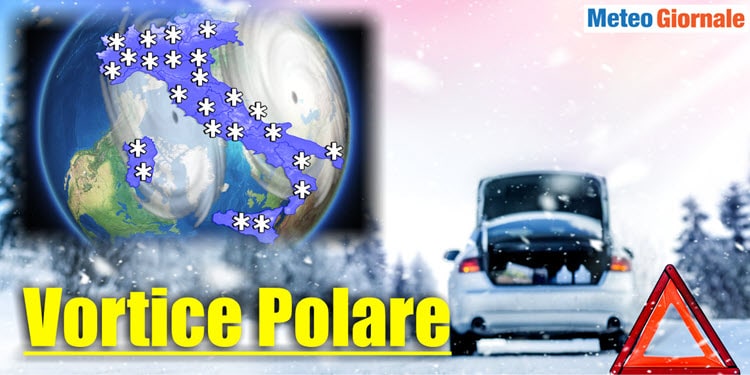 Meteo del Vortice Polare influenza il clima freddo. E' determinate per dare dinamicità all'Inverno