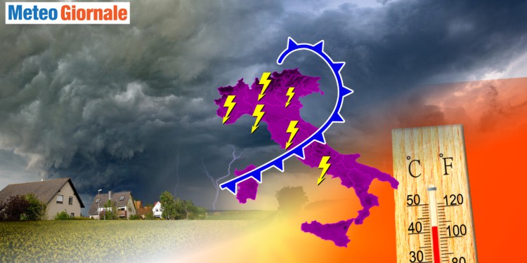 Meteo weekend, Italia spaccata in due: violenti temporali e nubifragi, ecco dove