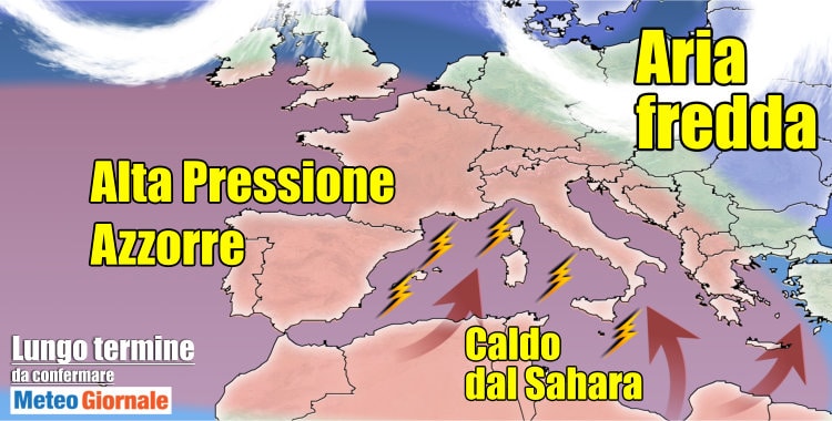 Meteo prossima settimana: Alta Pressione d’Autunno con minacce dal Mediterraneo