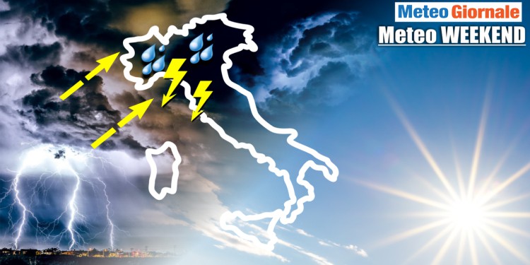 Meteo weekend: perturbazione in arrivo, con prime forti piogge. Ecco dove