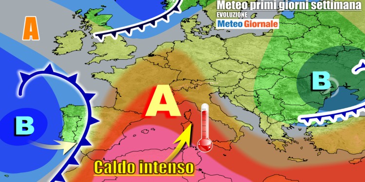 Meteo Italia prossima settimana: ondata di caldo africano, poi Estate ferita da venti da nord