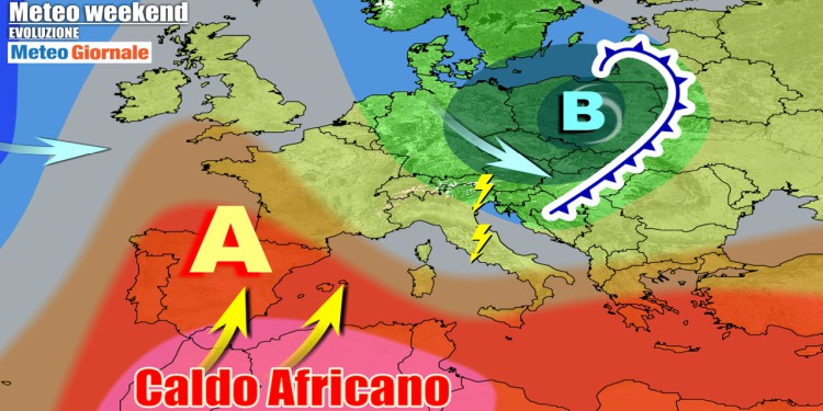 Meteo Italia: dopo i temporali torna il caldo africano da piena estate