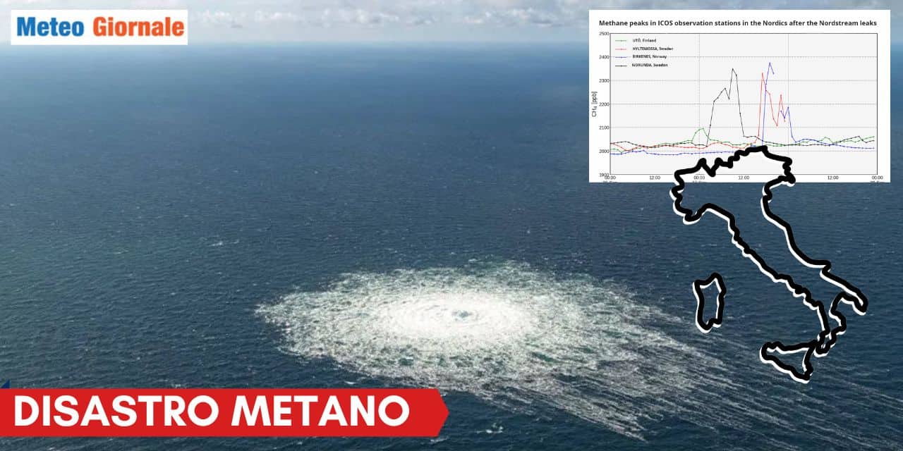 north stream disastro nube metano 5854