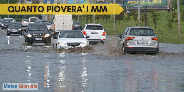Tanta pioggia, nubifragi e pioviggini. Dati meteo previsti per città