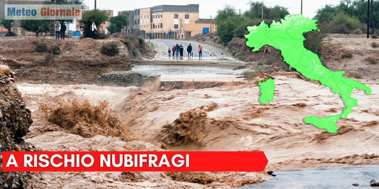 Meteo verso le grandi piogge d'Autunno