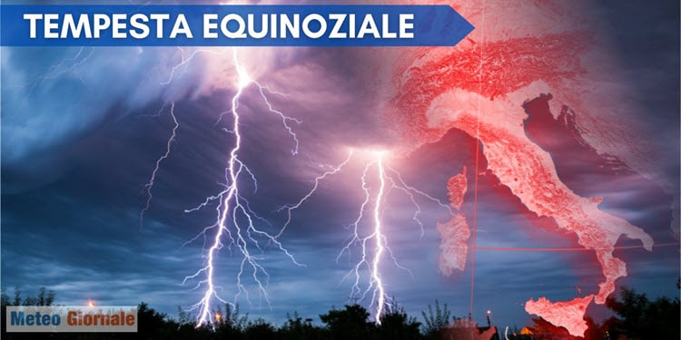 Meteo Italia, siamo in Tempesta Equinoziale anche dove non piove