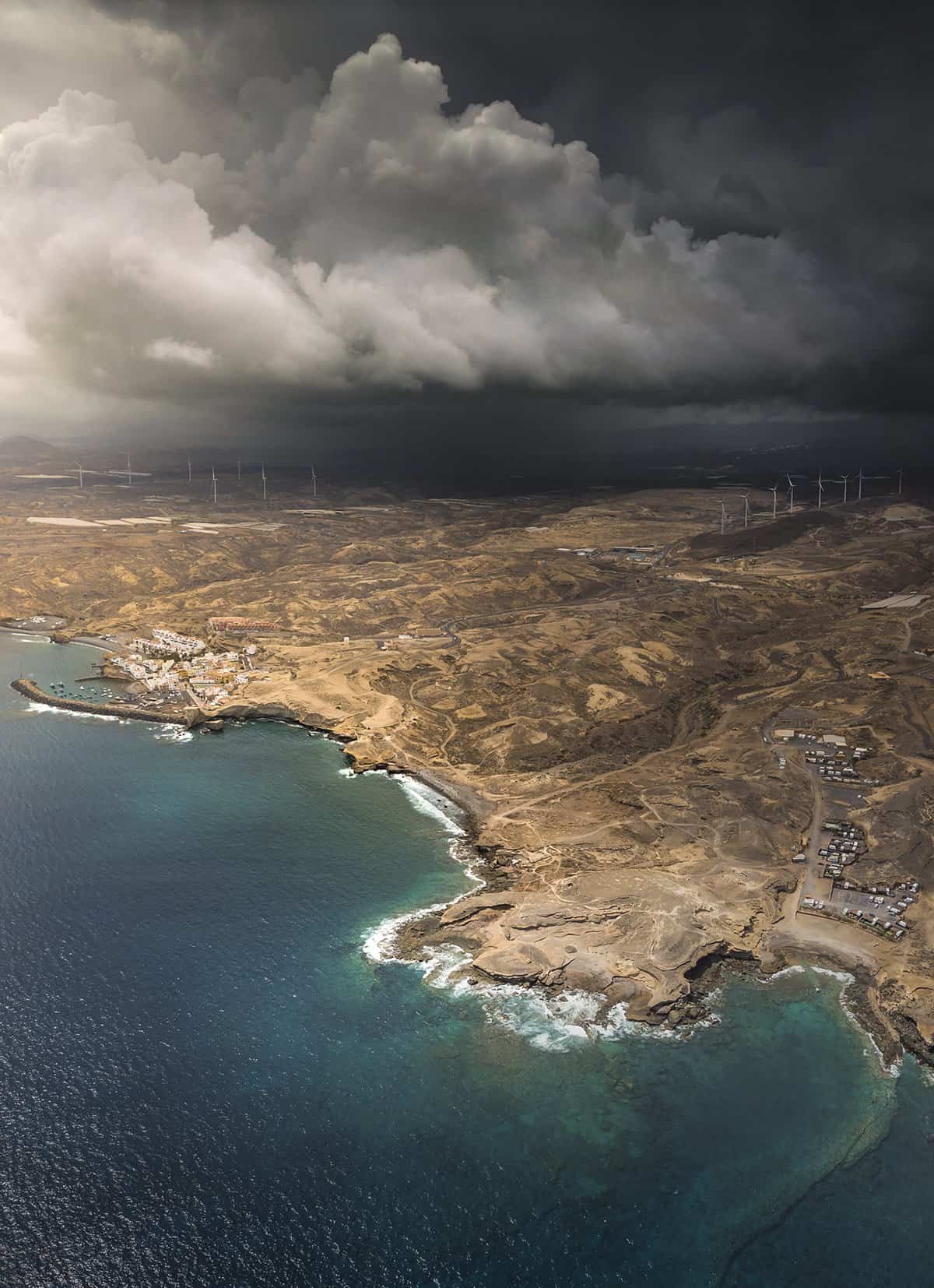 Tenerife, Canarie. Meteo imprevedibile anche da queste parti. Tempesta improvvisa