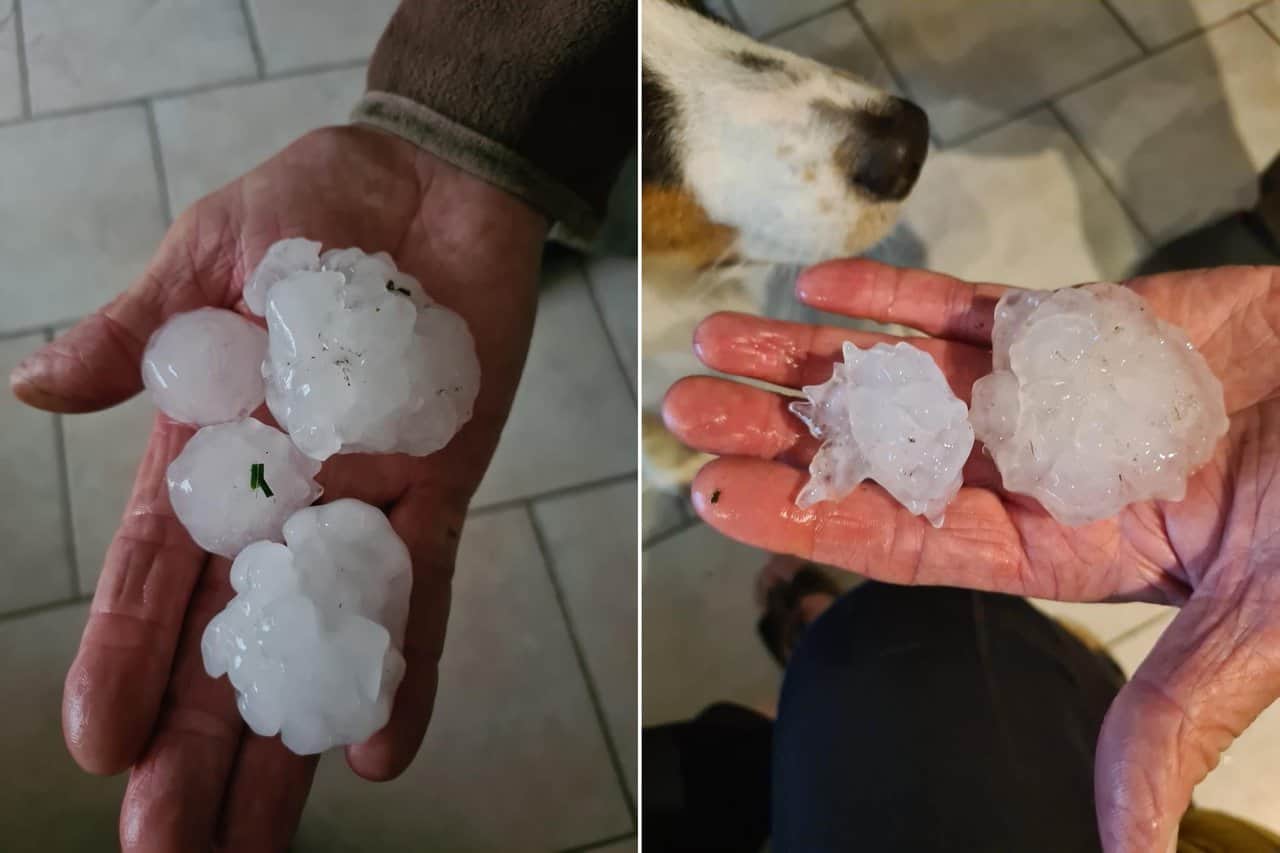 Francia, cadono sassi di ghiaccio dal cielo. E' grandine. Evento storico per questo periodo dell’anno