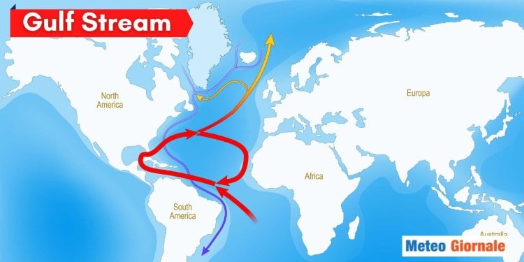 "Gulf Stream" riscalda l'Europa