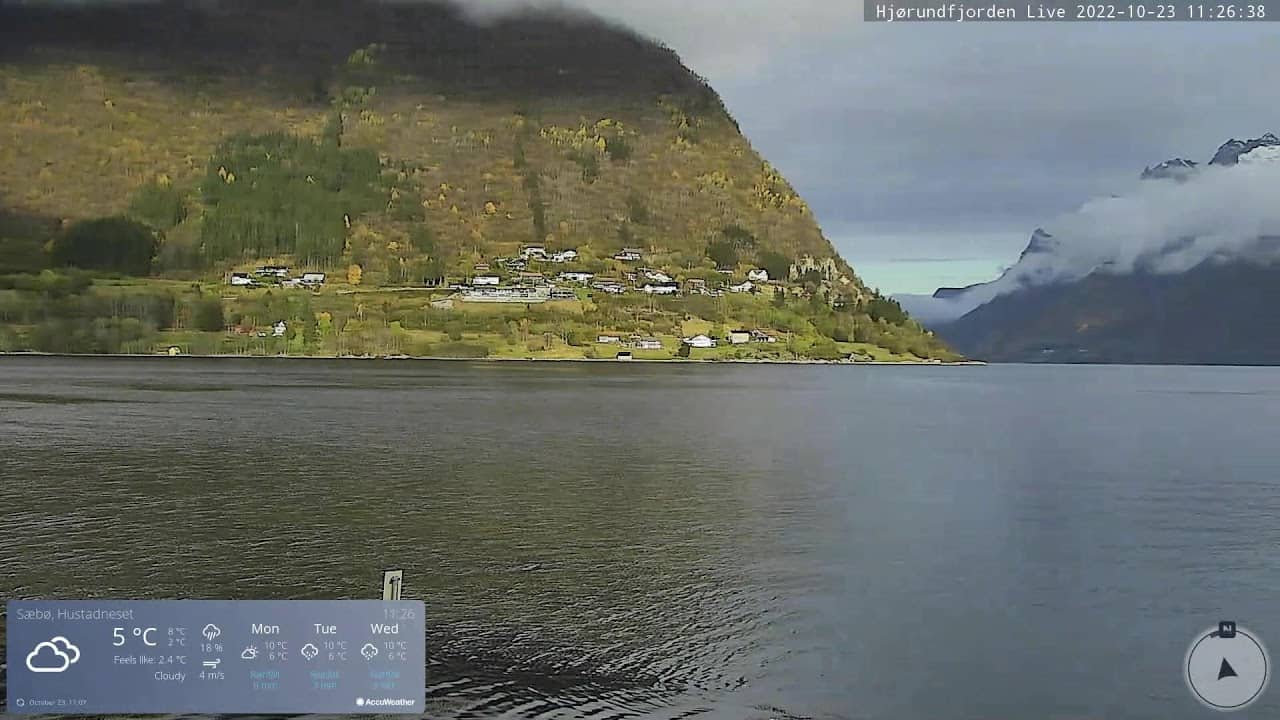 Hjørundfjorden Live: diretta dai fiordi norvegesi