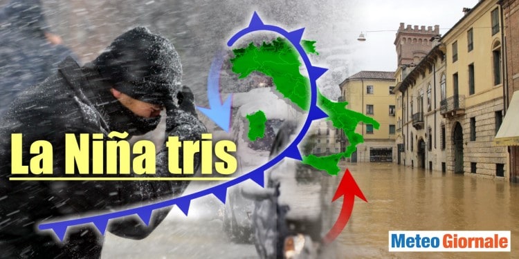 Inverno 2022-23, meteo: siamo alla tripla La Niña, un raro evento