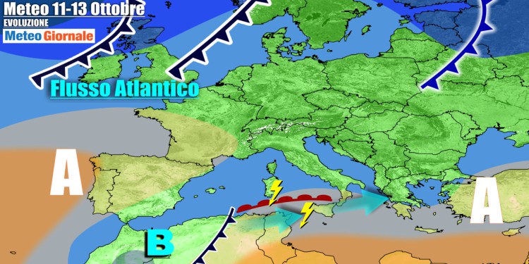 Meteo Italia: altre piogge anche forti, dal weekend novità importantissime