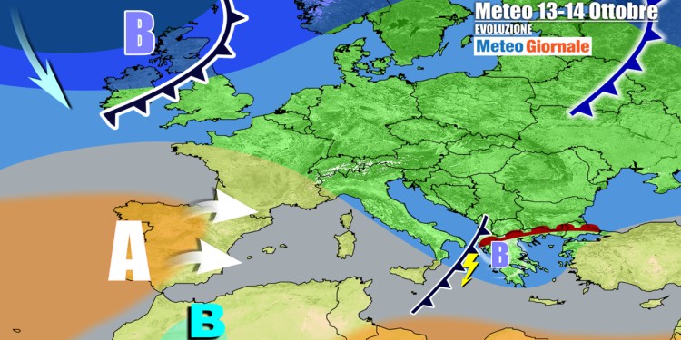 Meteo Italia: nuova raffica di temporali e poi colpo di scena dal weekend
