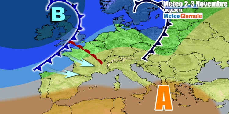 Meteo Italia: stop caldo anomalo, in arrivo pioggia e freddo autunnale