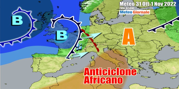 Meteo Italia: dall’anticiclone alla pioggia, ribaltone ad inizio Novembre