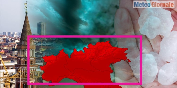 Rischio grandine al Nord Italia, oltre che temporali intensi