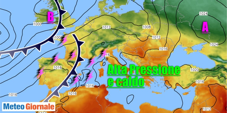 Meteo 15 giorni: ancora più Caldo, poi cambiamento che inizierà dal Nord Italia