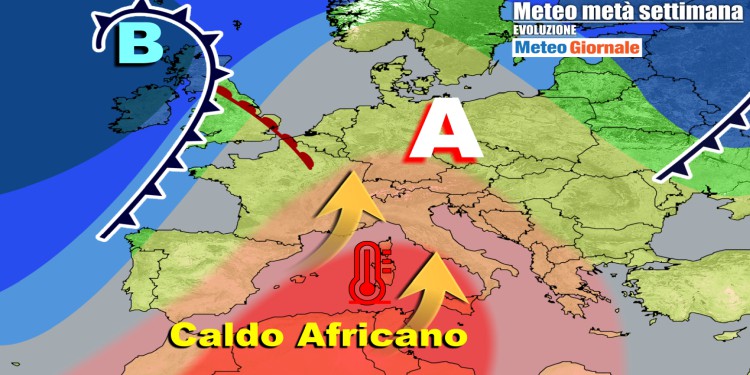 Meteo 7 Giorni: rapide piogge al Nord, poi anticiclone africano ad oltranza