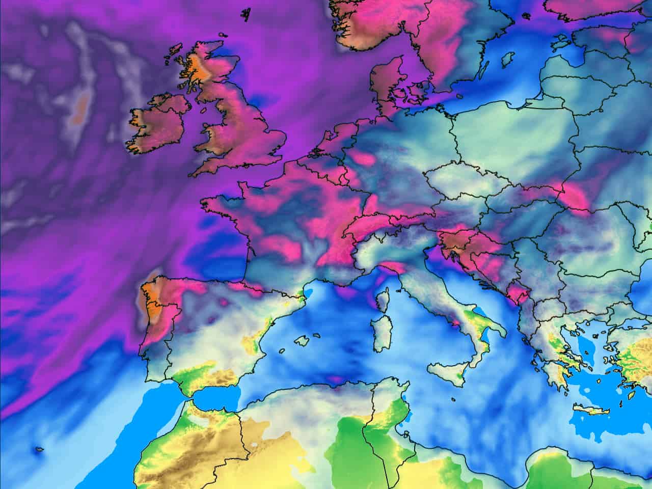 Meteo 15 giorni: pieno Autunno a Novembre con Maltempo sempre più probabile 1 piogge previste 5612