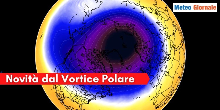 Meteo: il Vortice Polare verso un rapido avvio del freddo