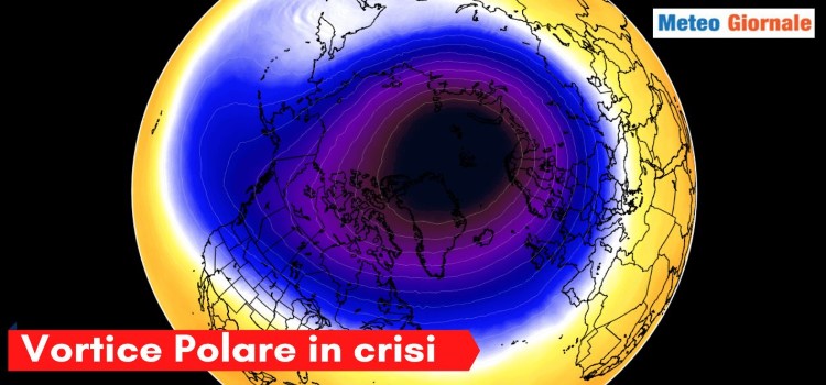 Meteo invernale precoce: Vortice Polare in rapida crisi da subito