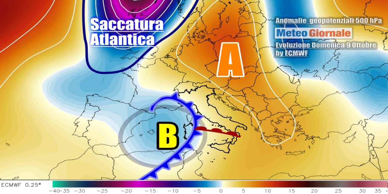 Meteo weekend: vortice mediterraneo verso l’Italia, ci saranno conseguenze