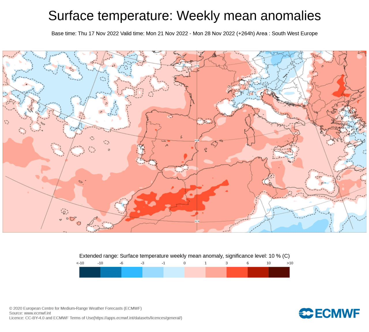 Meteo dell’Aeronautica, tra Autunno e Inverno. Mappe ECMWF