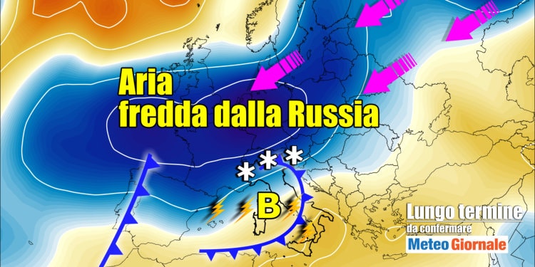 Meteo 15 giorni, forte maltempo e a seguire freddo