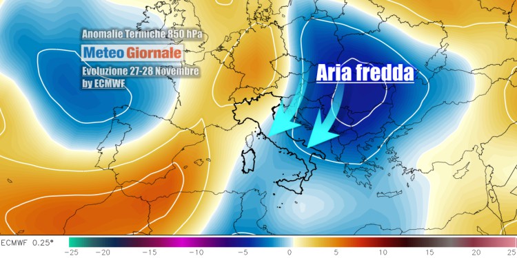 Meteo: freddo e prime gelate, dal weekend sempre più inverno
